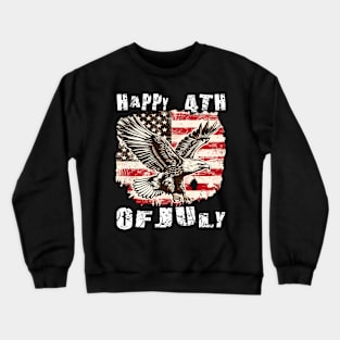 4th Of July Patriotic Crewneck Sweatshirt